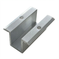Morsetto centrale H25 L50 - grezzo con pin di messa a terra
