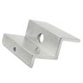 [RDY] Morsetto terminale H40 L50 grezzo con pin di messa a terra PV-03-80 (1)