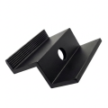 [RDY] Morsetto terminale H40 L50 verniciato nero PV-03-79 (3)