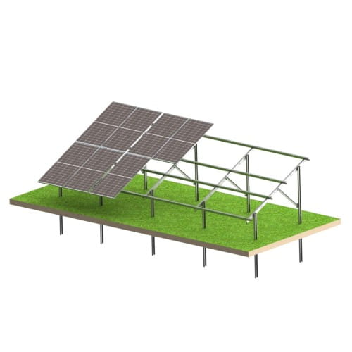 Impianto fotovoltaico a terra con struttura Ultra Strong 16 pannelli – Sistema di montaggio N2V GPV-N2V-US16 (1)