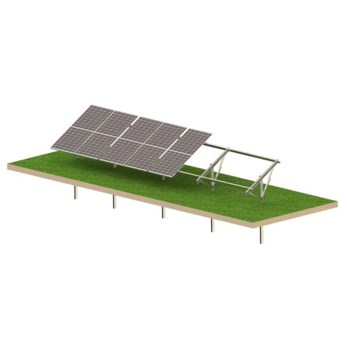 Impianto fotovoltaico a terra con struttura Ultra Strong 8 pannelli – Sistema di montaggio T1V GPV-T1V-US8 (1)