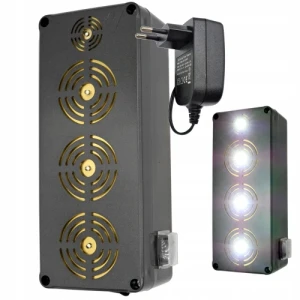 Viano King-LED OD16 Repellente ultrasuoni per roditori, faine, topi e ratti