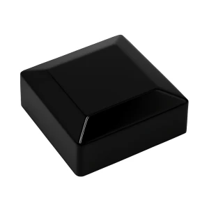 Cappuccio copripalo per recinzione 80x80 nero