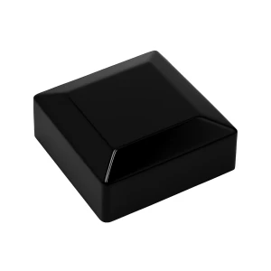 Cappuccio copripalo per palo di recinzione 60x60 nero