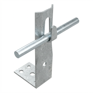 Staffa angolare morsetto h=8cm zincato galvanico