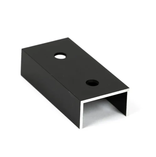 Connettore a profilo 10cm Anodizzato PV-18-04