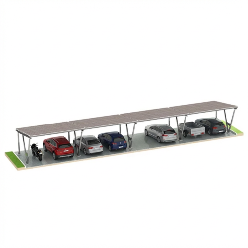 Parcheggio fotovoltaico VICA per 8 veicoli Carport 4x2 moduli GPV-105-08 (1)