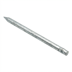 Picchetto di ancoraggio singolo l=35cm acciaio zincato galvanicamente
