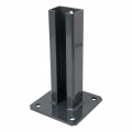 Base per palo di recinzione 60x40 antracite RAL 7016 zincata 000-152 (1)