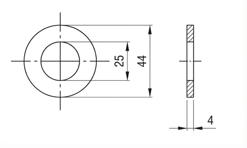 Rondella M24 DIN 125 A2 140 HV 25 - 100 pezzi 000-166 (2)
