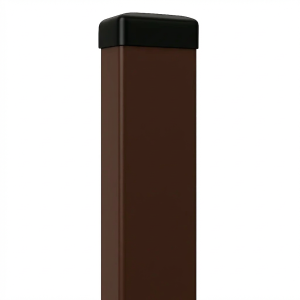 Paletto per recinzione 60x40x1,2 mm, lunghezza 2,0 m marrone, RAL 8017