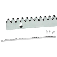 Cremagliera in acciaio per cancelli scorrevoli autoportanti L1000X8