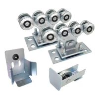 Kit carrelli per profilo 68x68 + accessori KIT per cancelli scorrevoli