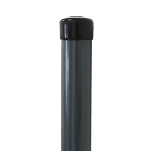 Paletto per recinzione Fi 42,4x1,5, lunghezza 2,3 m, grafite RAL 7016