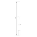 Picchetto di terra pieghevole con giunto conico Morse fi 16x1500 mm PV-23-01 (3)