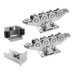 Kit carrelli 80 (10 ruote) + accessori KIT per cancelli scorrevoli autoportanti