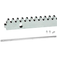 Cremagliera dentata in acciaio L1000x8 con serratura