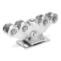 Carrello mobile 80 ruote in acciaio