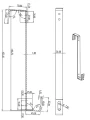 Gancio per tetto S450 per tetti inclinati PV-08-01 (1)