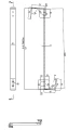 Gancio per tetto S470 per tetti inclinati PV-08-24 (1)
