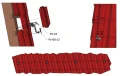 Staffa per tegola Vario regolabile 3x in acciaio inox 1.4016 - 120mm PV-08-13-H17 (2)