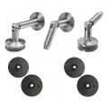 Sistema di pensiline in vetro M12, 3 elementi, per tirante fi 12mm, vetro 8-17,52mm (aisi304, universale, satinato) (10) 000-285 (1)