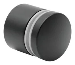 Supporto puntuale per vetro fi 50 nero – AISI 304. vetro 8–21,52 mm