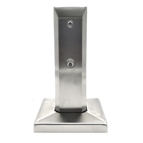Supporto verticale per vetro spigot 50x50/100x100 mm vetro 12-17,52 mm AISI 304 satinato 000-291 (2)