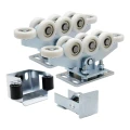 Kit carrelli 80 (8 ruote. ruote in nylon) per cancelli scorrevoli con accessori 000-305 (1)