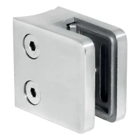 Supporto per vetro 45x45x26 mm vetro 6-10,76 mm AISI 304 sistema 42,4 mm satinato