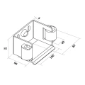 Kit carrelli per cancello scorrevole: 2× carrello (9 ruote, plastica) + accessori 000-252 (7)