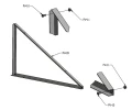 Dado quadro DIN 557 - M8 Acciaio inossidabile A2 PV-11-02 (1)