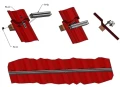 Profilo di montaggio in alluminio 625cm 40x40 per bullone a T Anodizzato PV-01-11-AN (2)