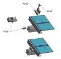 Morsetto terminale H35 alluminio 6060 foro M8 PV-03-05 (3)