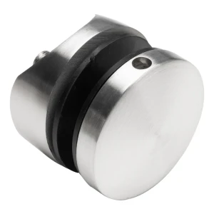 Attacco puntuale per vetro 8-17,52mm ø 50/8/M10x50 AISI304 satinato