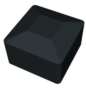 Tappo per profilo di montaggio 40x40 Nero PV-19-01