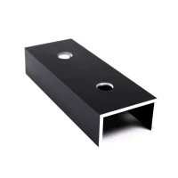 Connettore a profilo 12cm Anodizzato