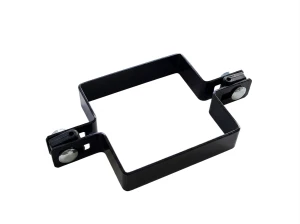 Staffa intermedia per pannelli recinzione 100x100 mm nero