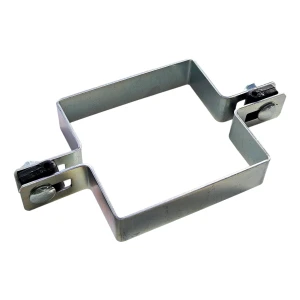 Staffa intermedia per pannelli recinzione 100x100 mm zincata