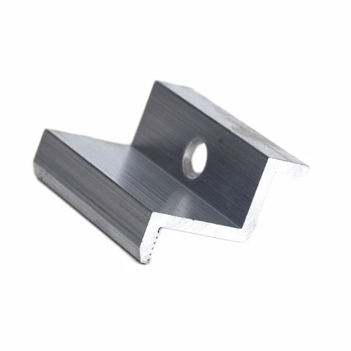 Morsetto terminale H30 alluminio 6060 foro M8 PV-03-01