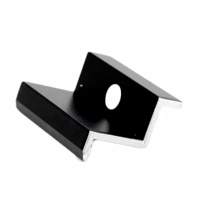 Morsetto terminale H30 alluminio 6060 foro M8 Anodizzato