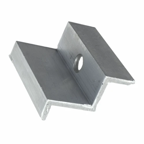 Morsetto terminale H35 alluminio 6060 foro M8 PV-03-05