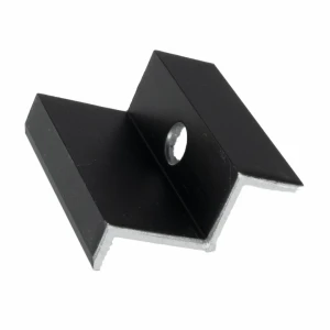 Morsetto terminale H35 alluminio 6060 foro M8 Anodizzato
