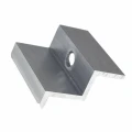 Morsetto terminale H40 alluminio 6060 foro M8 PV-03-09