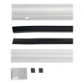 Kozza KB5000 – balcone francese completo in alluminio H1100 mm, sistema piatto, anodizzato opaco 000-850 (6)