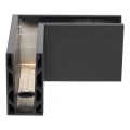 Kozza KE 100 – profilo angolare interno a U 90° per balaustre tutto vetro, grigio scuro 000-855 (3)