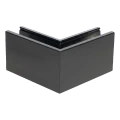Kozza KE 100 – profilo ad U angolare esterno 90° per balaustre completamente vetrate, grigio scuro RAL 7021 000-858 (2)
