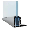 Kozza KE 105 – profilo in alluminio tipo L per parapetti tutto vetro 5000 mm 000-871 (1)