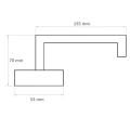 PSG Palermo – maniglia porta dritta inox con placca rotonda 000-635 (3)