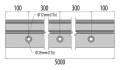 Kozza KE 105 – profilo in alluminio L per parapetti tutto vetro 5000 mm nero 000-872 (9)
